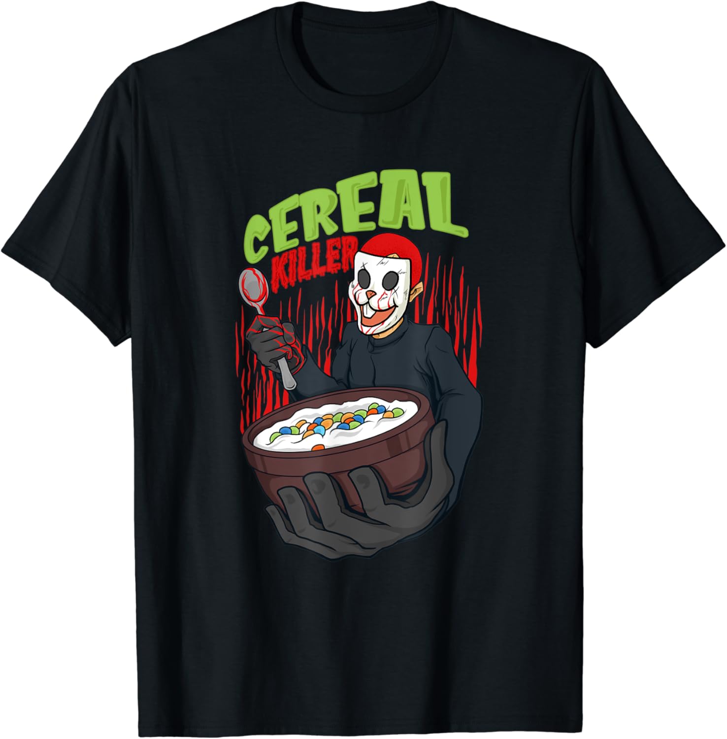 Halloween Cereal Killer TShirt Clothing, Shoes & Jewelry